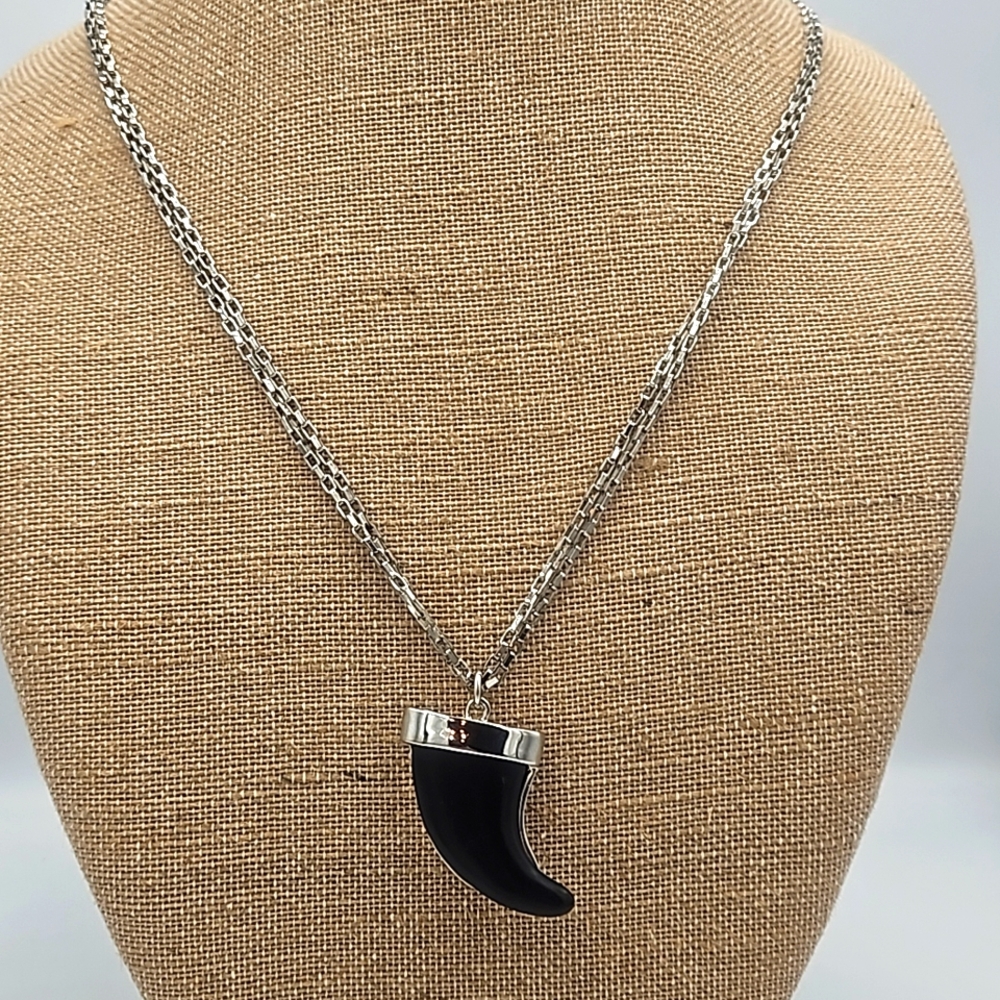 Kara Ross Black Lable for Chico's Horn Necklace